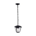 Lampa ogrodowa wisząca FOX BLACK 1xE27