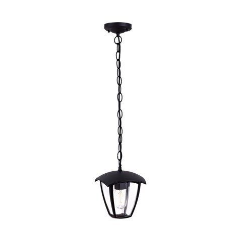 Lampa ogrodowa wisząca FOX BLACK 1xE27