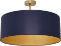 Lampa sufitowa BEN NAVY BLUE/GOLD 3xE27