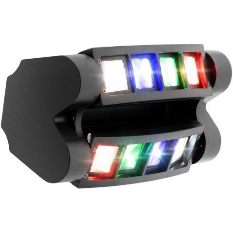 Oświetlenie sceniczne etradowe CON.LED-110 ruchoma głowa Spider 8 LED 27W RGBW Oświetlenie sceniczne etradowe CON.LED-110 ruchoma głowa Spider 8 LED 27W RGBW