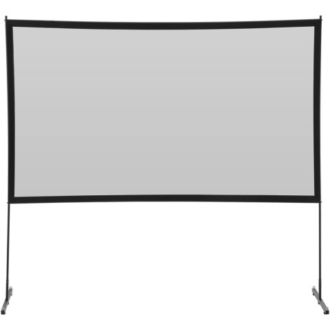 Ekran projekcyjny podłogowy przenośny 100'' 221.2 x 124.5 cm 16:9 Ekran projekcyjny podłogowy przenośny 100'' 221.2 x 124.5 cm 16:9