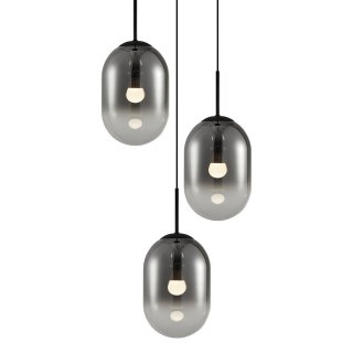Lampa wisząca Alias Czarny 3xE14 koło