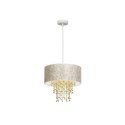 Lampa wisząca ALMERIA WHITE/GOLD 1xE27