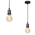 Lampa wisząca EDISON CZARNY 1xE27