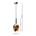 Lampa wisząca LUGANO GOLD 1xE14