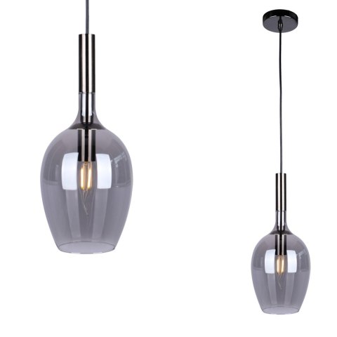 Lampa wisząca LUGANO SMOKED 1xE14