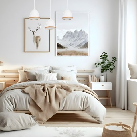 Lampa wisząca Studio Biały 3xE27