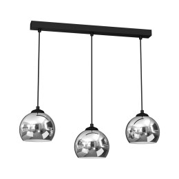 Lampa wisząca TORO BLACK / CHROME 3xE27