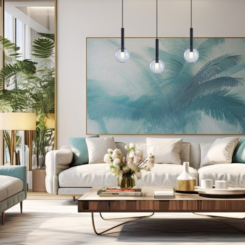 Lampa wisząca Niko Czarny 1xG9 fi 150