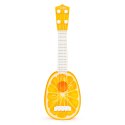 Ukulele gitara dla dzieci cztery struny pomarańcz