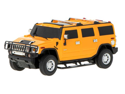 Samochód zdalnie sterowany na pilota RC Hummer H2 - licencja 1:24 żółty