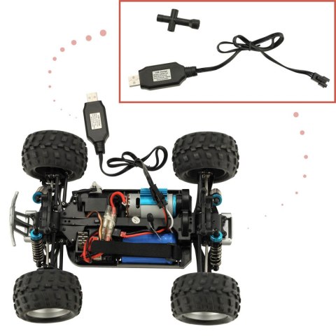 Samochód zdalnie sterowany WLtoys A979-A 2,4GHz 35km/h 1:18 Samochód zdalnie sterowany WLtoys A979-A 2,4GHz 35km/h 1:18