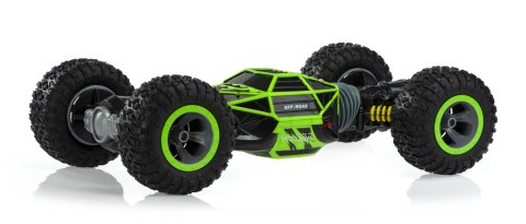 Samochód zdalnie sterowany na pilota RC dwustronny z przegubami 47cm zielony Samochód zdalnie sterowany na pilota RC dwustronny z przegubami 47cm zielony
