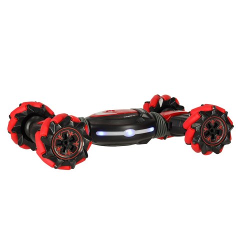 Samochód zdalnie sterowany ręką 2w1 RC Stunts dancing stunt 360 czerwony Samochód zdalnie sterowany ręką 2w1 RC Stunts dancing stunt 360 czerwony
