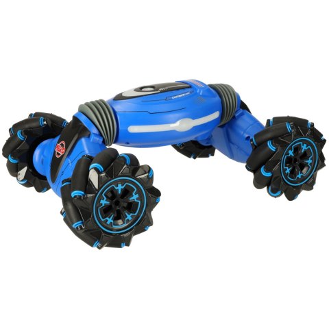 Samochód zdalnie sterowany ręką na pilota 2w1 RC Stunts dancing stunt 360 niebieski Samochód zdalnie sterowany ręką na pilota 2w1 RC Stunts dancing stunt 360 niebieski