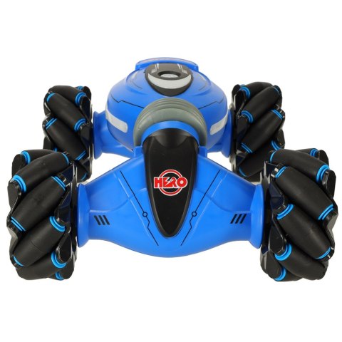 Samochód zdalnie sterowany ręką na pilota 2w1 RC Stunts dancing stunt 360 niebieski Samochód zdalnie sterowany ręką na pilota 2w1 RC Stunts dancing stunt 360 niebieski