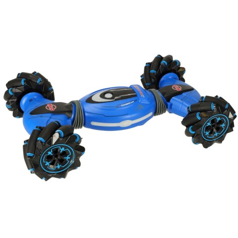 Samochód zdalnie sterowany ręką na pilota 2w1 RC Stunts dancing stunt 360 niebieski Samochód zdalnie sterowany ręką na pilota 2w1 RC Stunts dancing stunt 360 niebieski