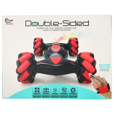 Samochód zdalnie sterowany ręką na pilota 2w1 RC Stunts dancing stunt 360 niebieski Samochód zdalnie sterowany ręką na pilota 2w1 RC Stunts dancing stunt 360 niebieski