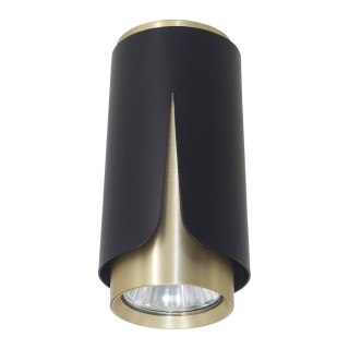 Flower Czarny Złoty Downlight 1xGU10