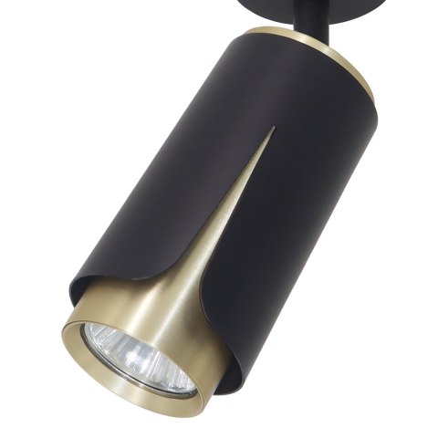 FLOWER BLACK GOLD SPOT 1xGU10 FLOWER BLACK GOLD SPOT 1xGU10