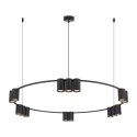 Lampa wisząca (koło) GENESIS BLACK 15xGU10