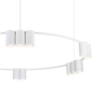 Lampa wisząca (koło) Genesis 15xGU10 Biały