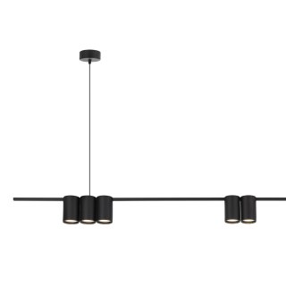 Lampa wisząca (listwa) Genesis Czarny 7xGU10
