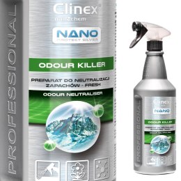 Odświeżacz powietrza do neutralizacji zapachów CLINEX Nano Protect Silver Odour Killer - Fresh 1L