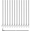 Siatka zagroda ogrodzenie ochronne hodowlane dla kur drobiu 1.25 x 25 m