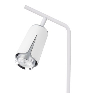Flower Chrom Biały Lampka Gabinetowa 1xGU10