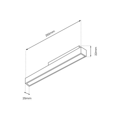 MAGNETIC TRACK 14W LED 3000K MAGNETIC TRACK 14W LED 3000K