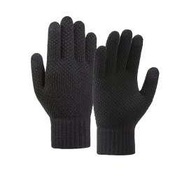 Rękawiczki zimowe dotykowe do telefonu 22x11cm unisex czarne
