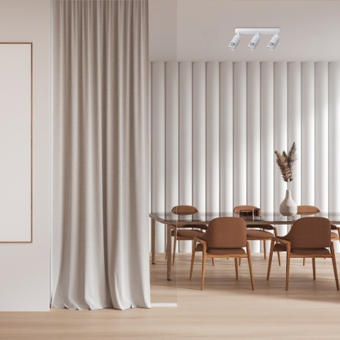 Vertical Biały Spot 3xGU10