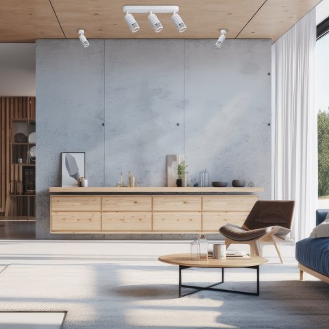 Vertical Biały Spot 3xGU10