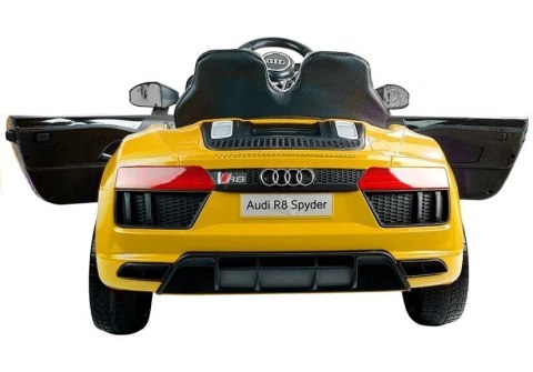 Auto na akumulator Audi R8 Żółty Lakierowane Auto na akumulator Audi R8 Żółty Lakierowane