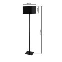 Lampa stojąca NAPOLI BLACK/GOLD 1xE27