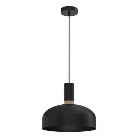 Lampa wisząca MALMO BLACK/WOOD 1xE27