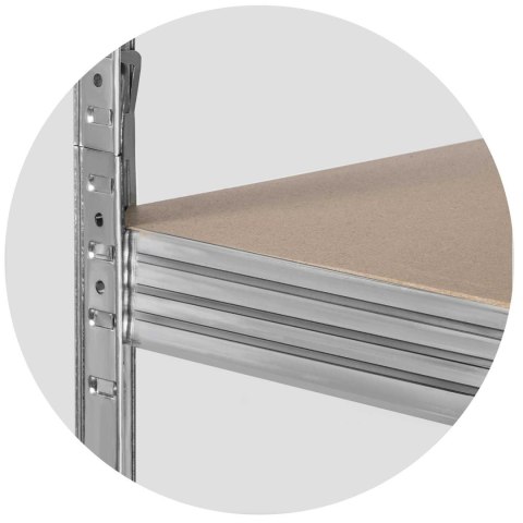 Regał metalowy magazynowy zestaw 2 szt. 180 x 90 x 40 cm Humberg HR-812 Regał metalowy magazynowy zestaw 2 szt. 180 x 90 x 40 cm Humberg HR-812