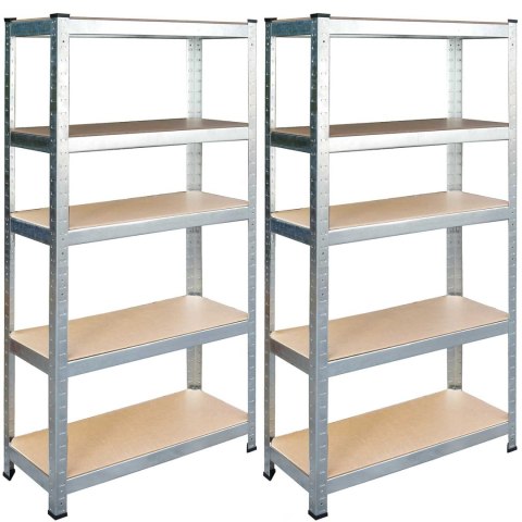 Regał metalowy magazynowy zestaw 2 szt. 180 x 90 x 40 cm Humberg HR-812 Regał metalowy magazynowy zestaw 2 szt. 180 x 90 x 40 cm Humberg HR-812