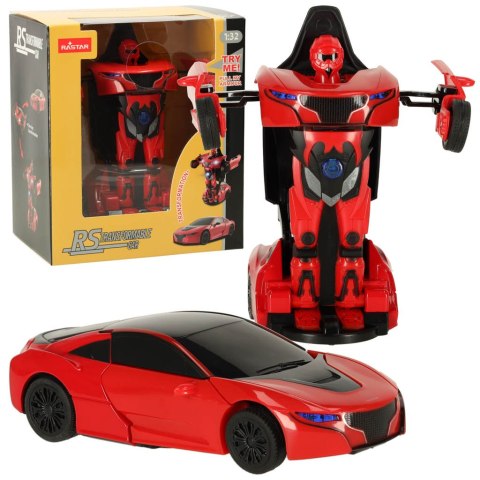 Mini transformer Die Cast 1:32 RTR czerwony