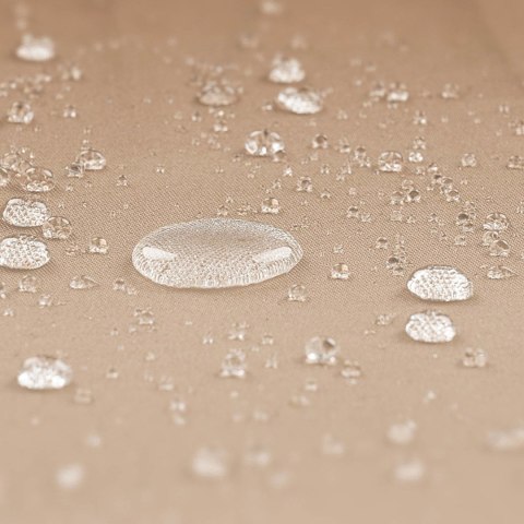 Parasol ogrodowy okrągły duży uchylny z korbką śr. 300 cm kremowy