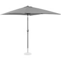 Parasol ogrodowy prostokątny uchylny z korbką 200 x 300 cm ciemnoszary