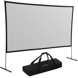 Ekran projekcyjny podłogowy składany 150'' 331.9 x 186.7 cm 16:9