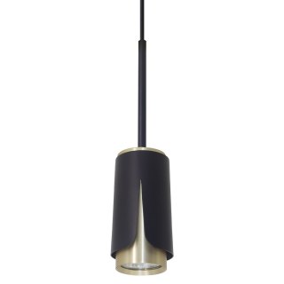 Flower Czarny Złoty Lampa Wisząca 1xGU10