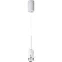 FLOWER WHITE CHROME LAMPA WISZĄCA 1xGU10