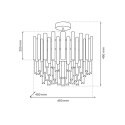 Lampa sufitowa ASPEN CHROME 6xE14