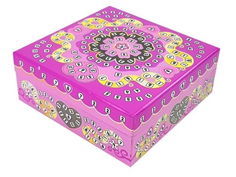 Pudełko Szkatułka na biżuterie do zdobienia DIY Kryształki Naklejki Ozdoby 13x13 cm Pudełko Szkatułka na biżuterie do zdobienia DIY Kryształki Naklejki Ozdoby 13x13 cm