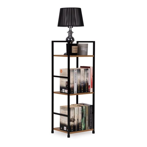 Regał drewniany nowoczesny metalowa rama LOFT 3 półki Regał drewniany nowoczesny metalowa rama LOFT 3 półki