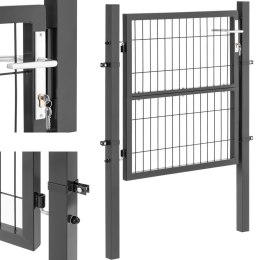 Brama furtka wejściowa ogrodowa ze stali 106 x 100 cm
