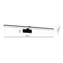 Kinkiet SPLASH BLACK 100cm 21W LED